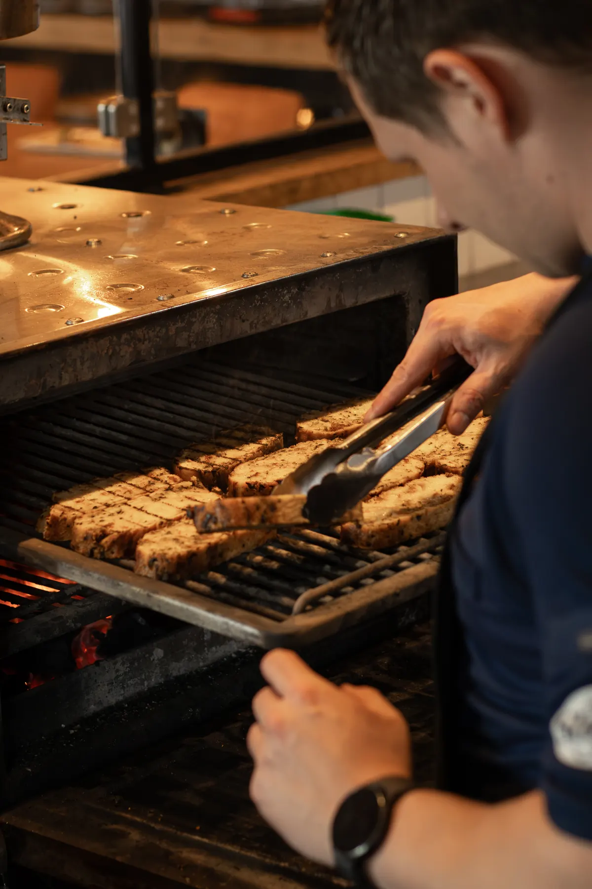 Steaks op de grill voor private dining bij Steaks & Bites in De Lutte
